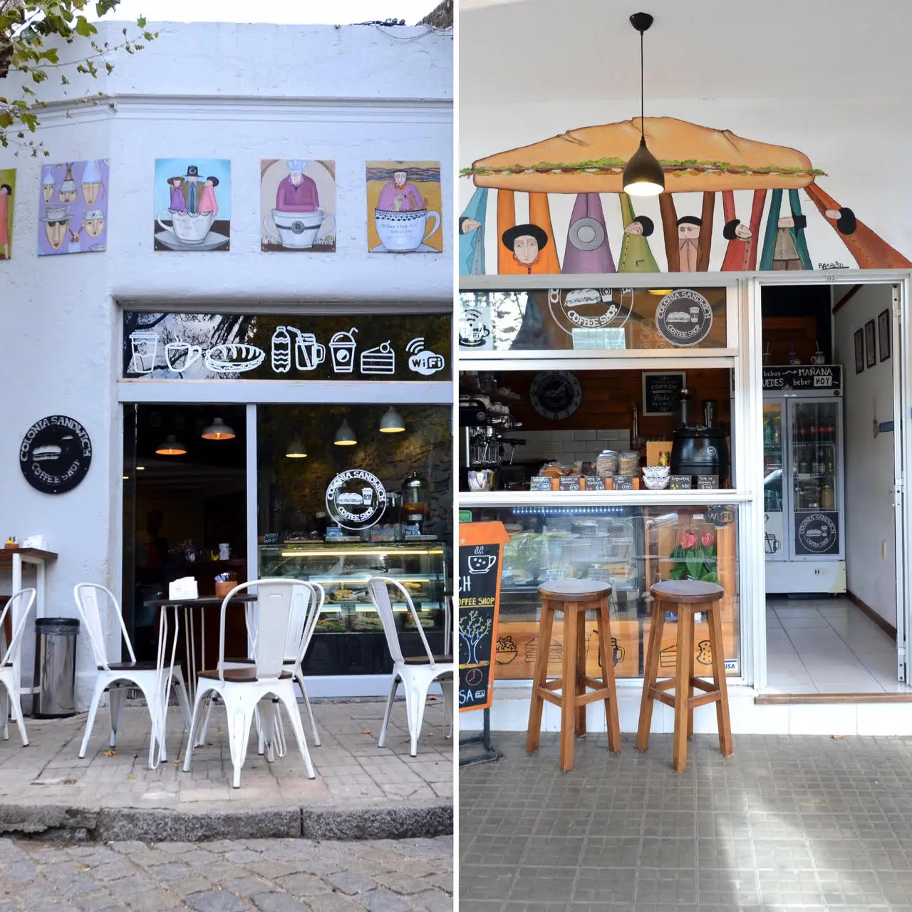 Interior del café